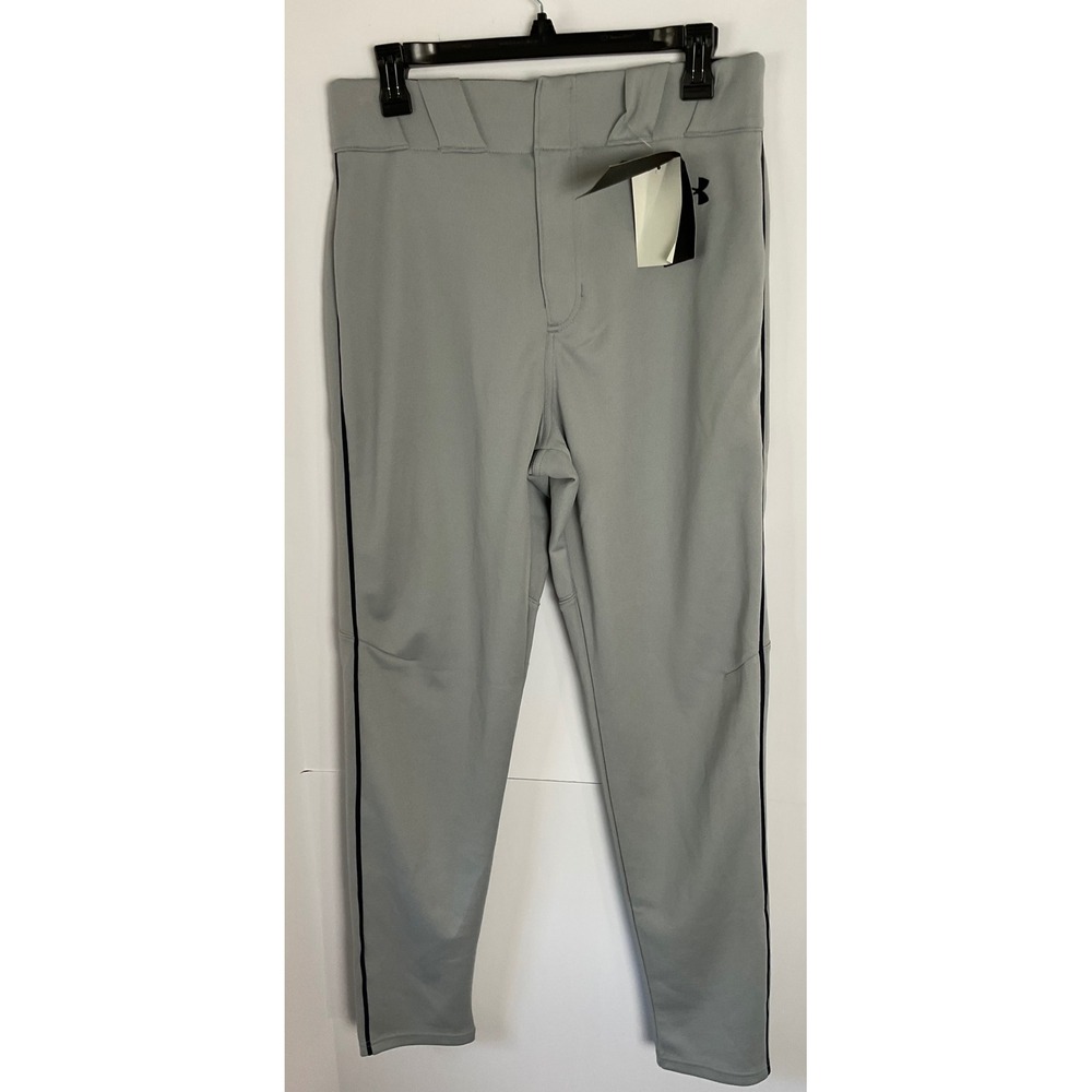Under Armour Gameday Vanish Pipe Baseball Pants Mens Medium Gray Navy 1367347